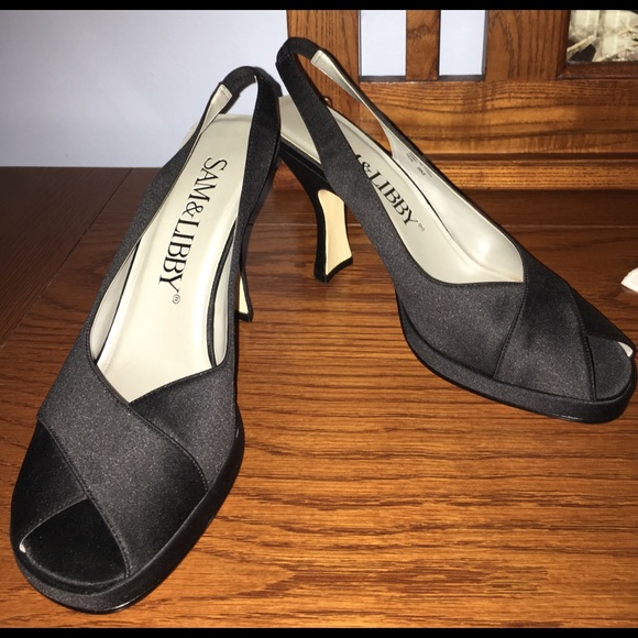 Sam & Libby Shoes - SAM & LIBBY BLACK SLINGBACK SHOES 👠